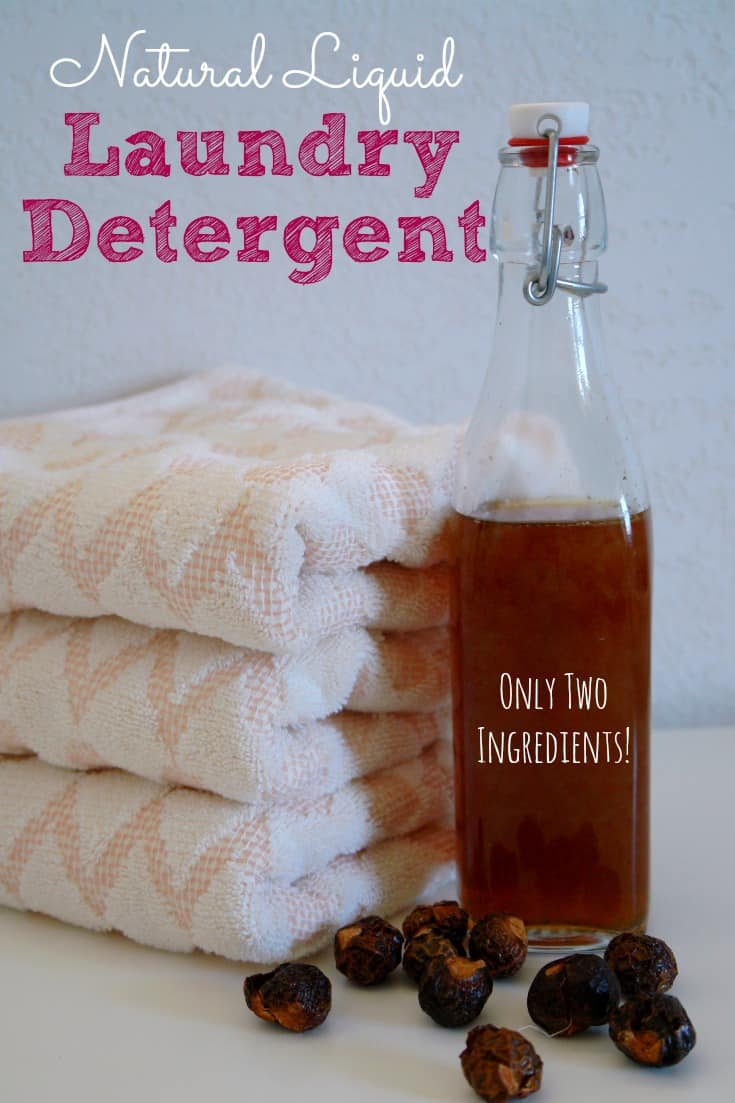 homemade natural liquid laundry detergent - retro housewife goes green