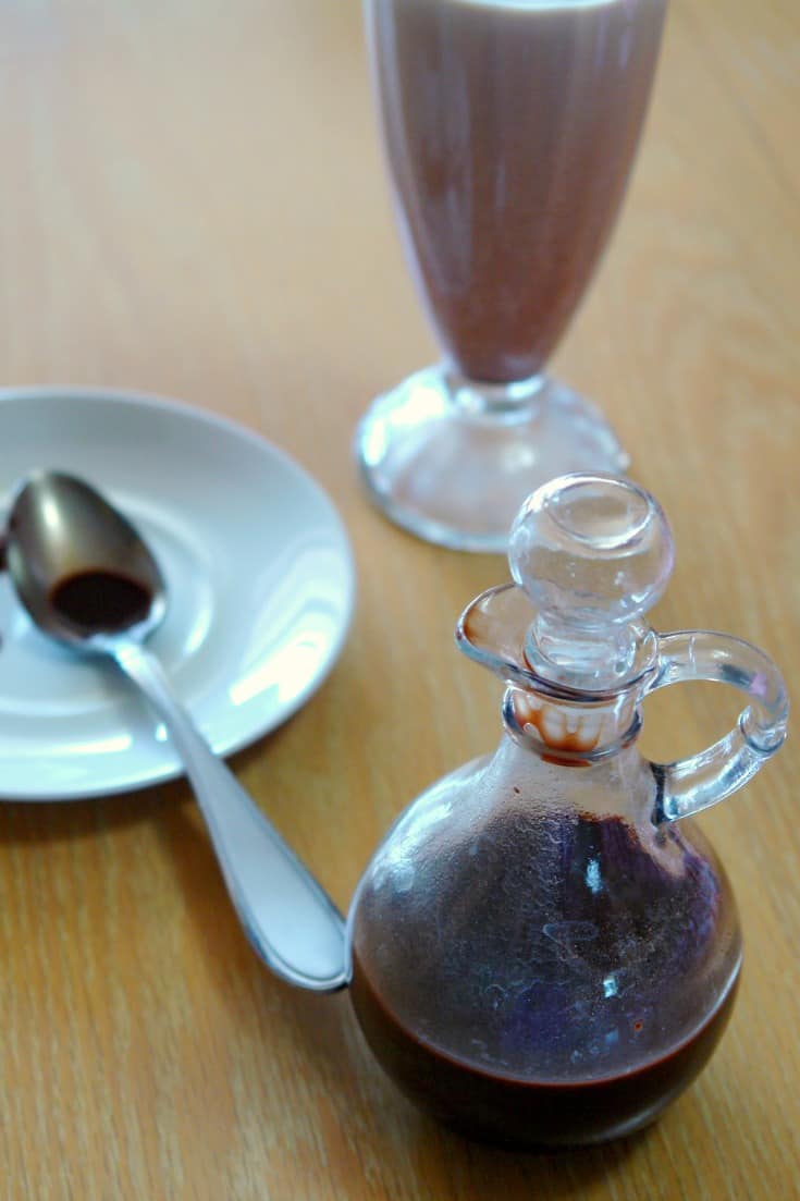 Most chocolate syrup leaves a lot to be desired in terms of ingredients. There is an easy answer, make your own homemade chocolate syrup! This recipe is super easy.
