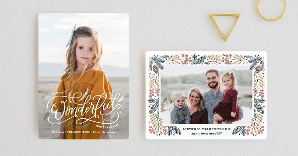 Christmas cards from Minted