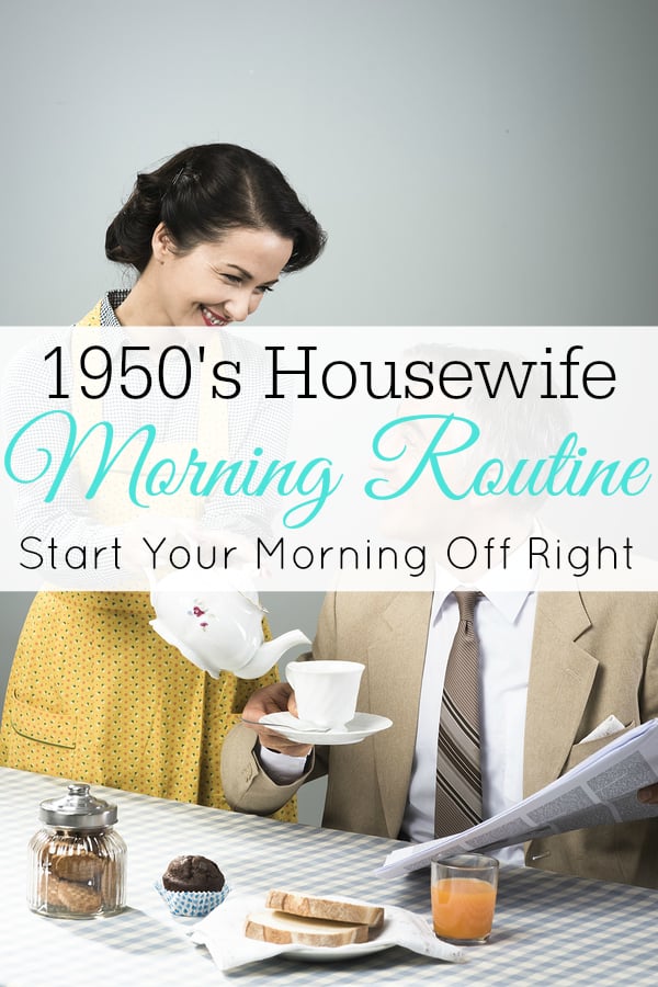 1950 S Housewife Morning Routine Retro Housewife Goes Green   1950s Housewife Morning Routine Pin 1 