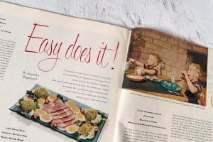 1950's magazine article- Easy Does It!