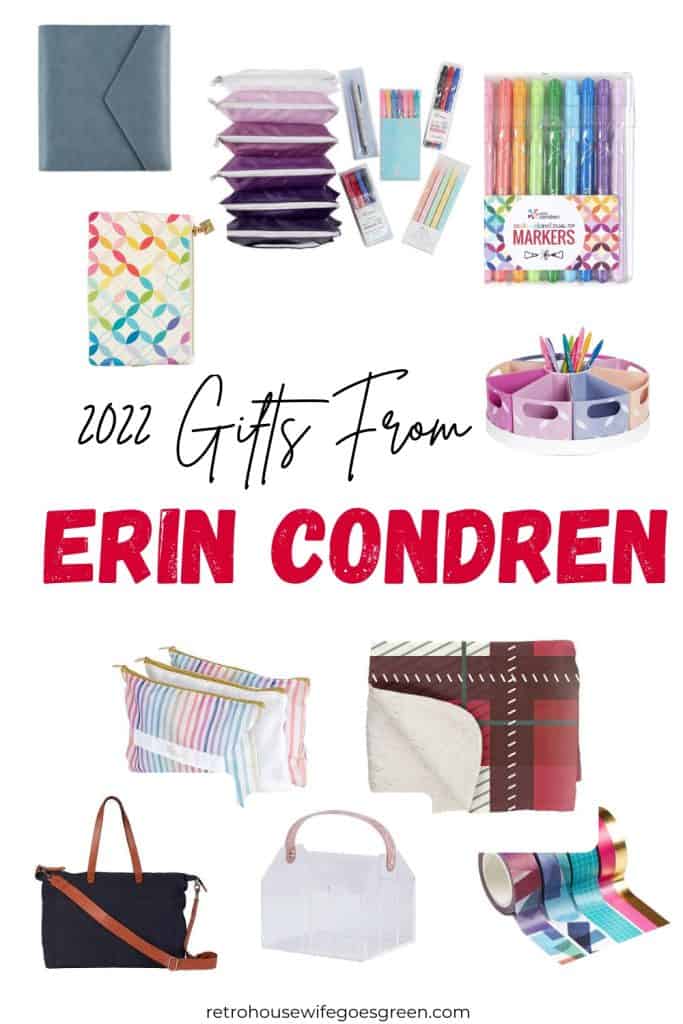 collage of Erin Condren gifts